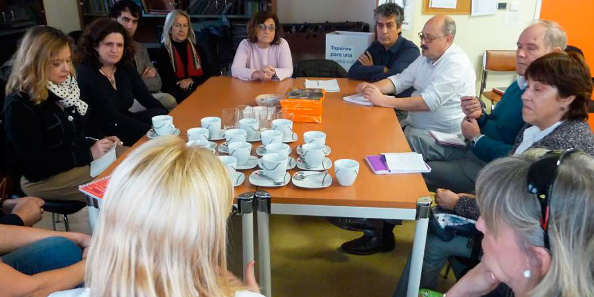 Visita de parlamentarios al centro La Atalaya de Tudela 1