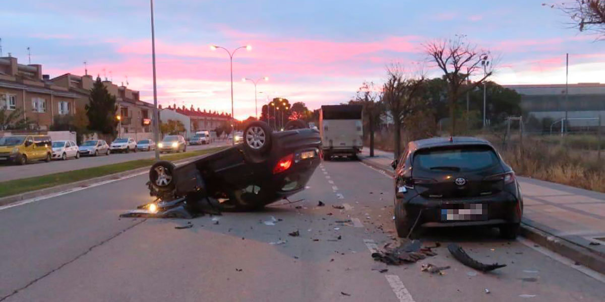 Accidente en el barrio de Lourdes 2