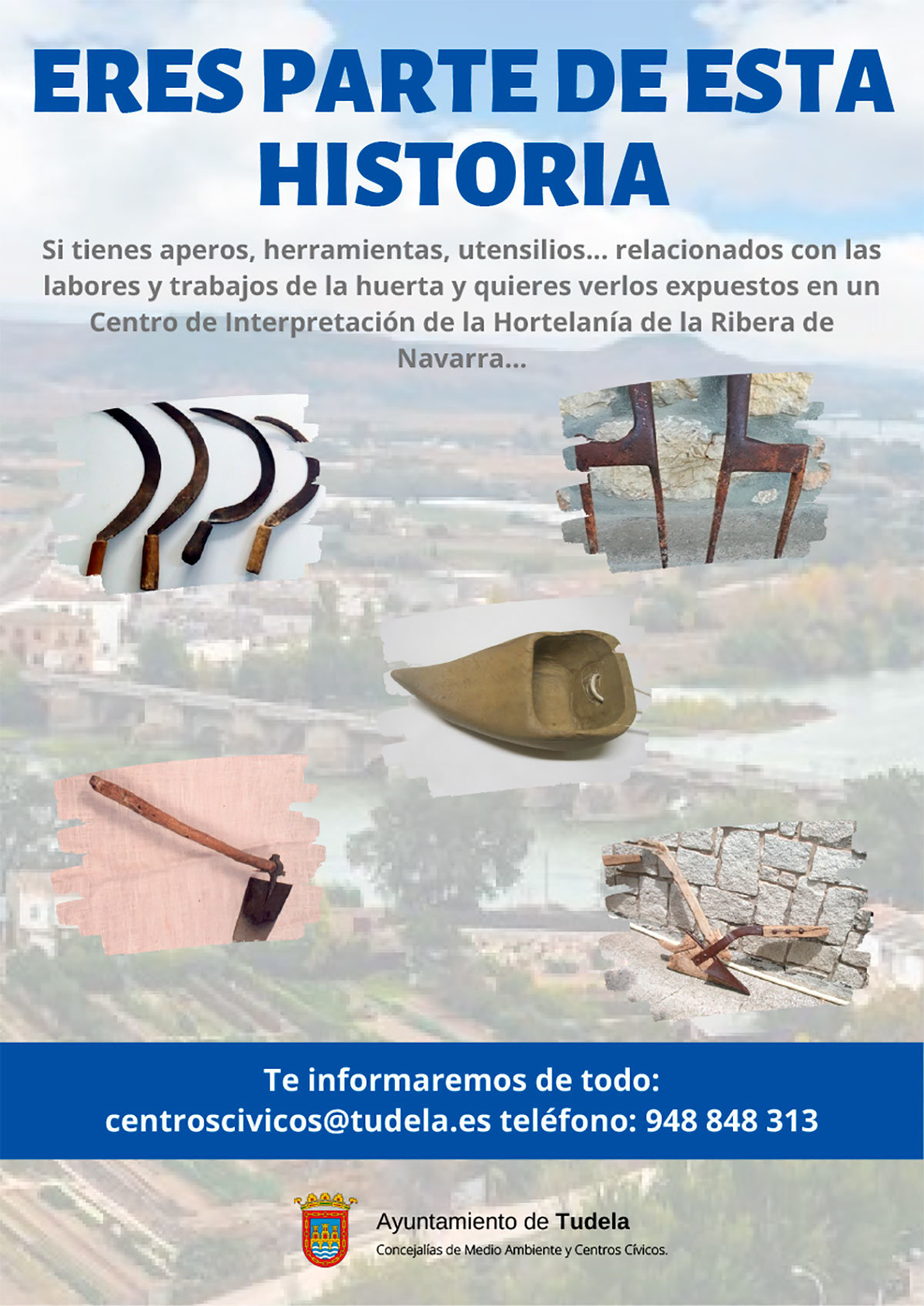 Cartel Eres parte de esta historia de Tudela