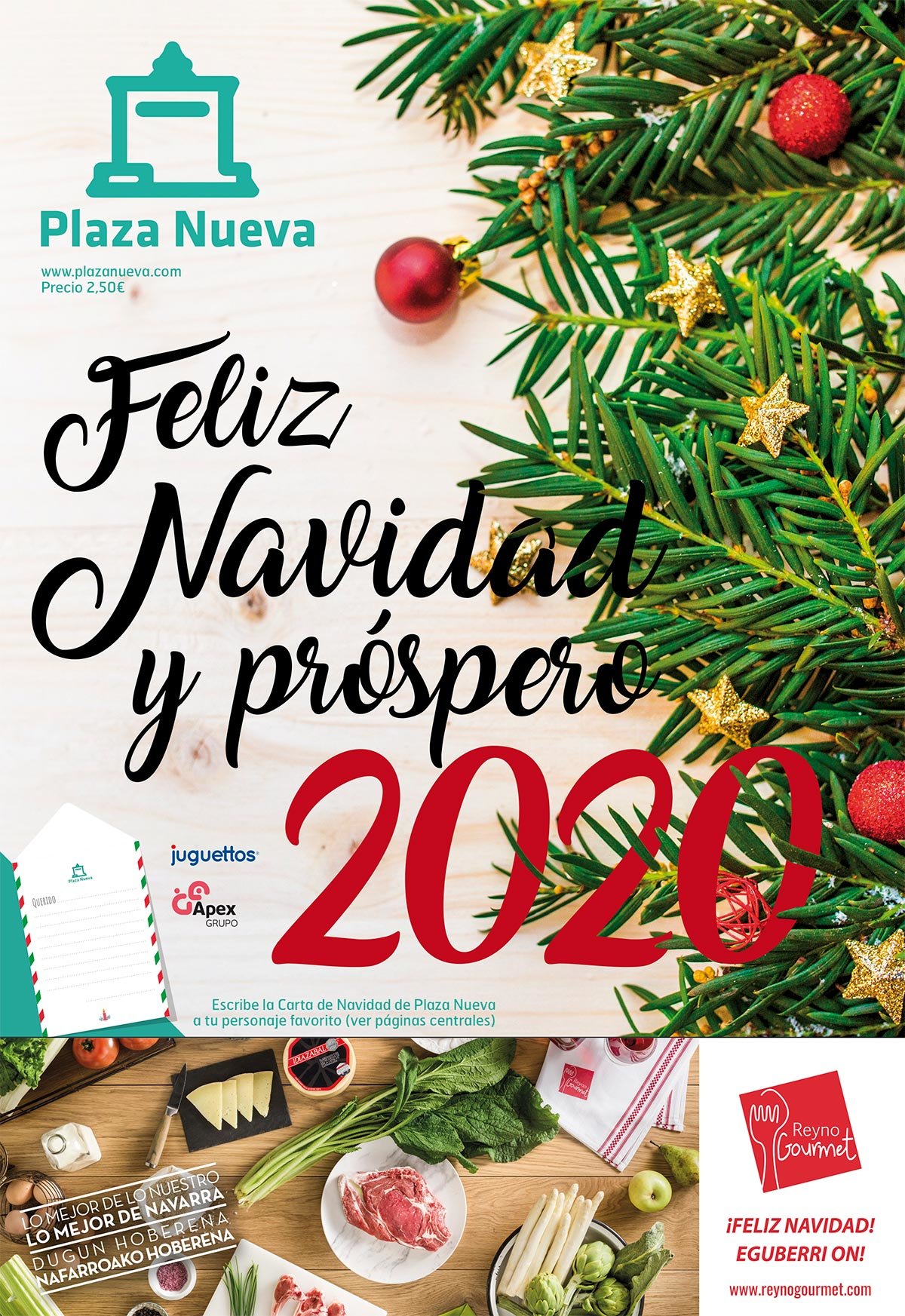 Portada del Extra de Navidad de Plaza Nueva 2019-20