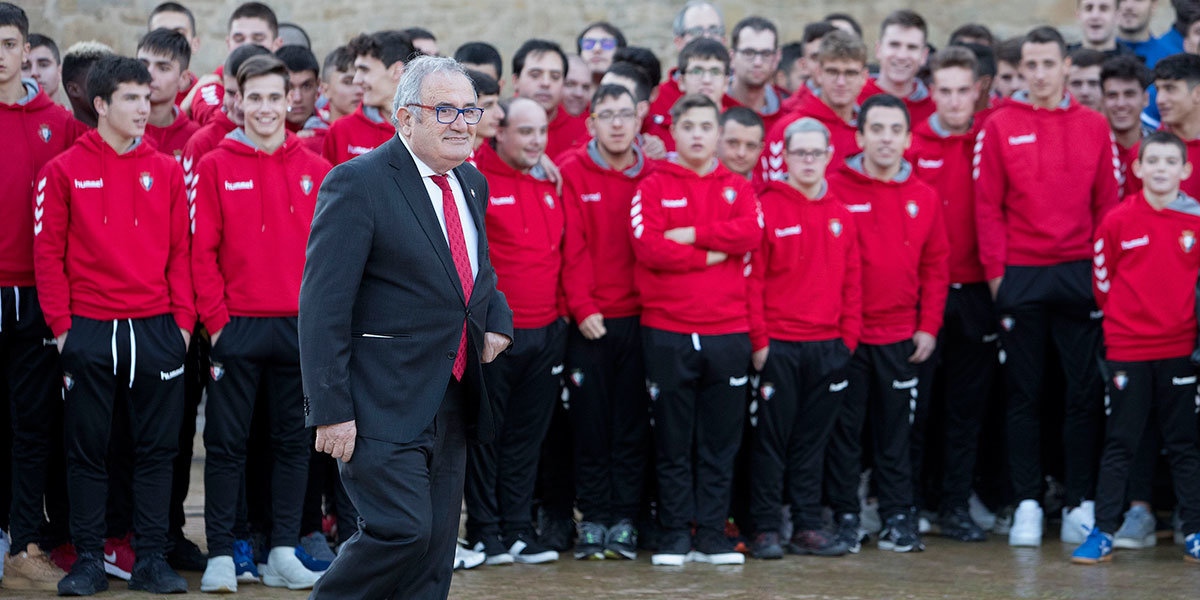 Luis Sabalza, presidente del Club Atlético Osasuna 2