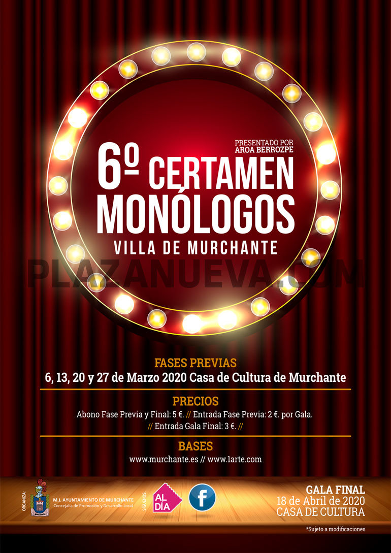 6º Certamen de Monólogos ‘Villa de Murchan