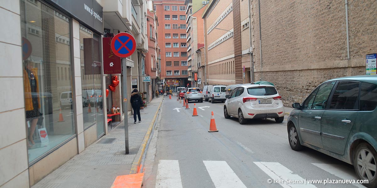 Obras en la calle Sarasate, Eza y Capuchinos4