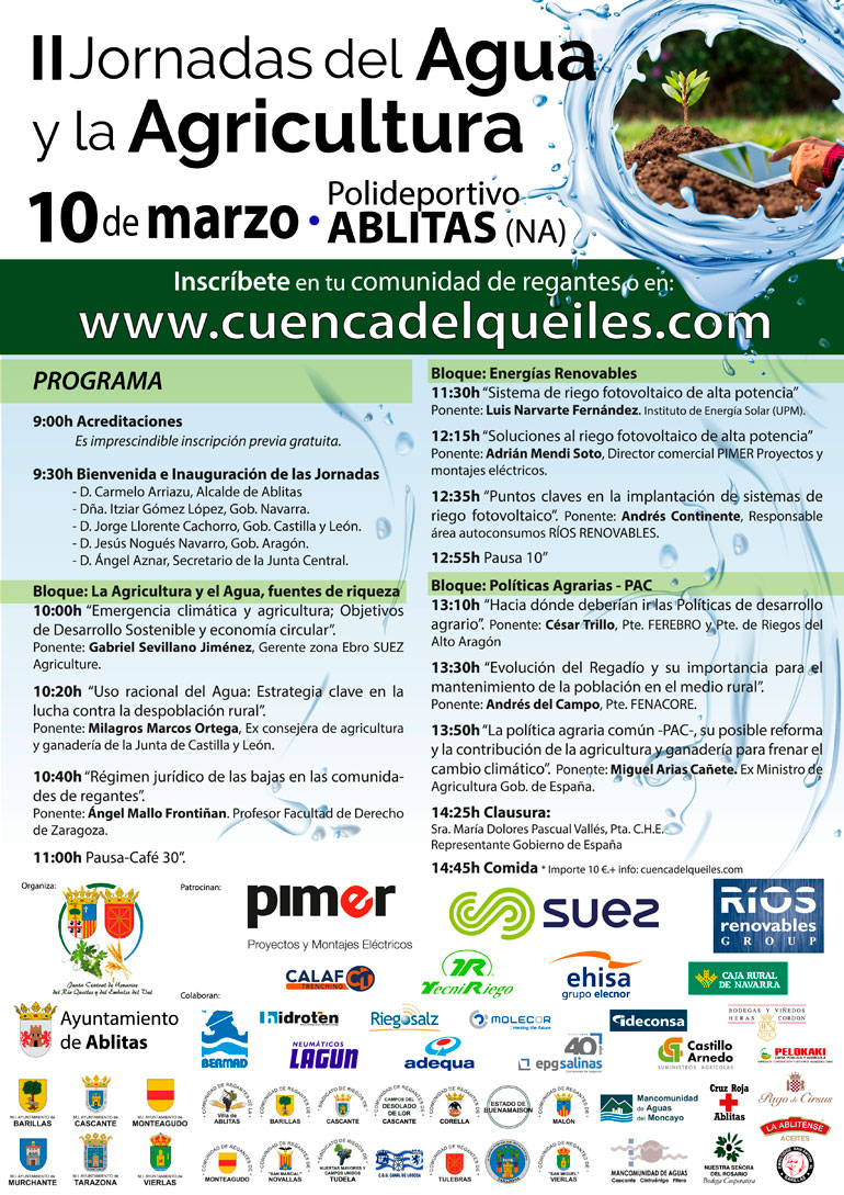 II Jornadas en Ablitas del Agua y la Agricultura