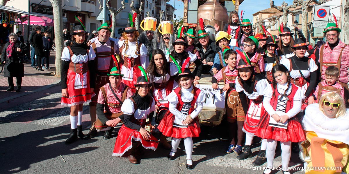 Carnaval Canario en Cintruénigo, año 2016