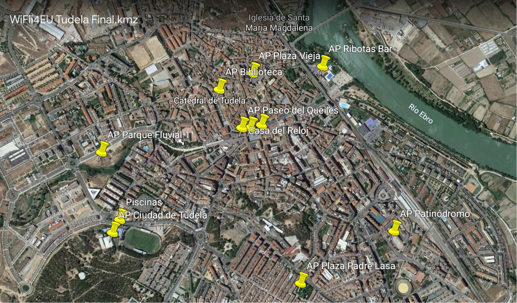 Nuevas zonas wifi de Tudela