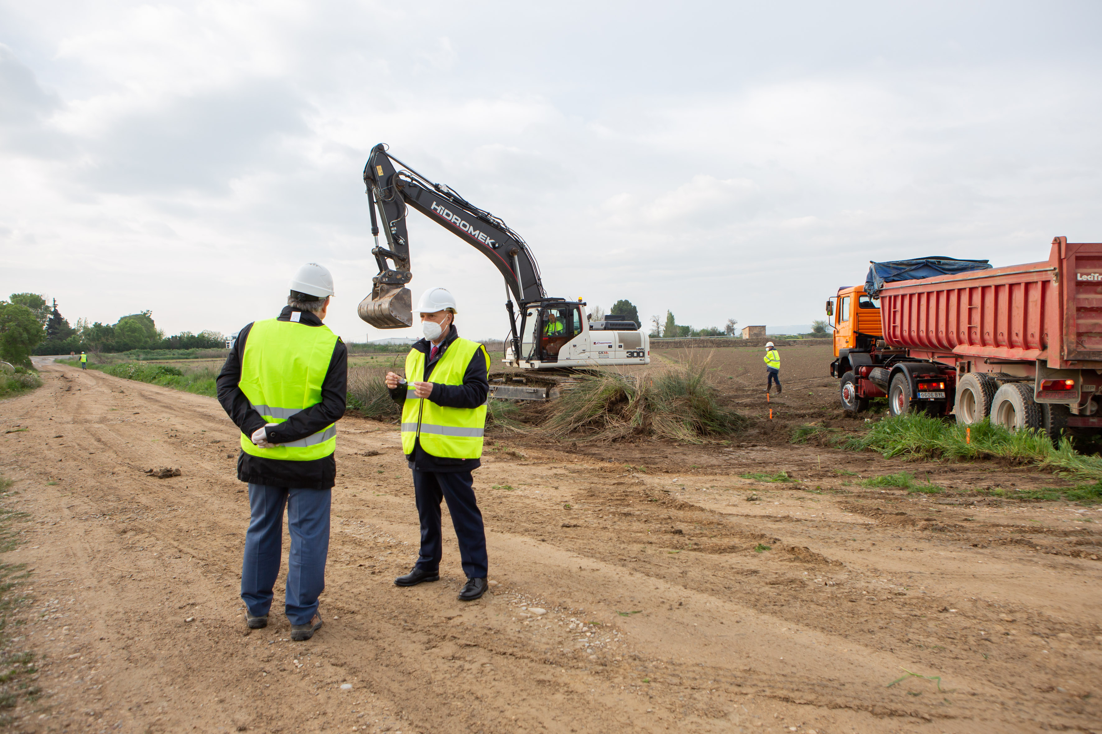 Obras en el Canal de Navarra 2