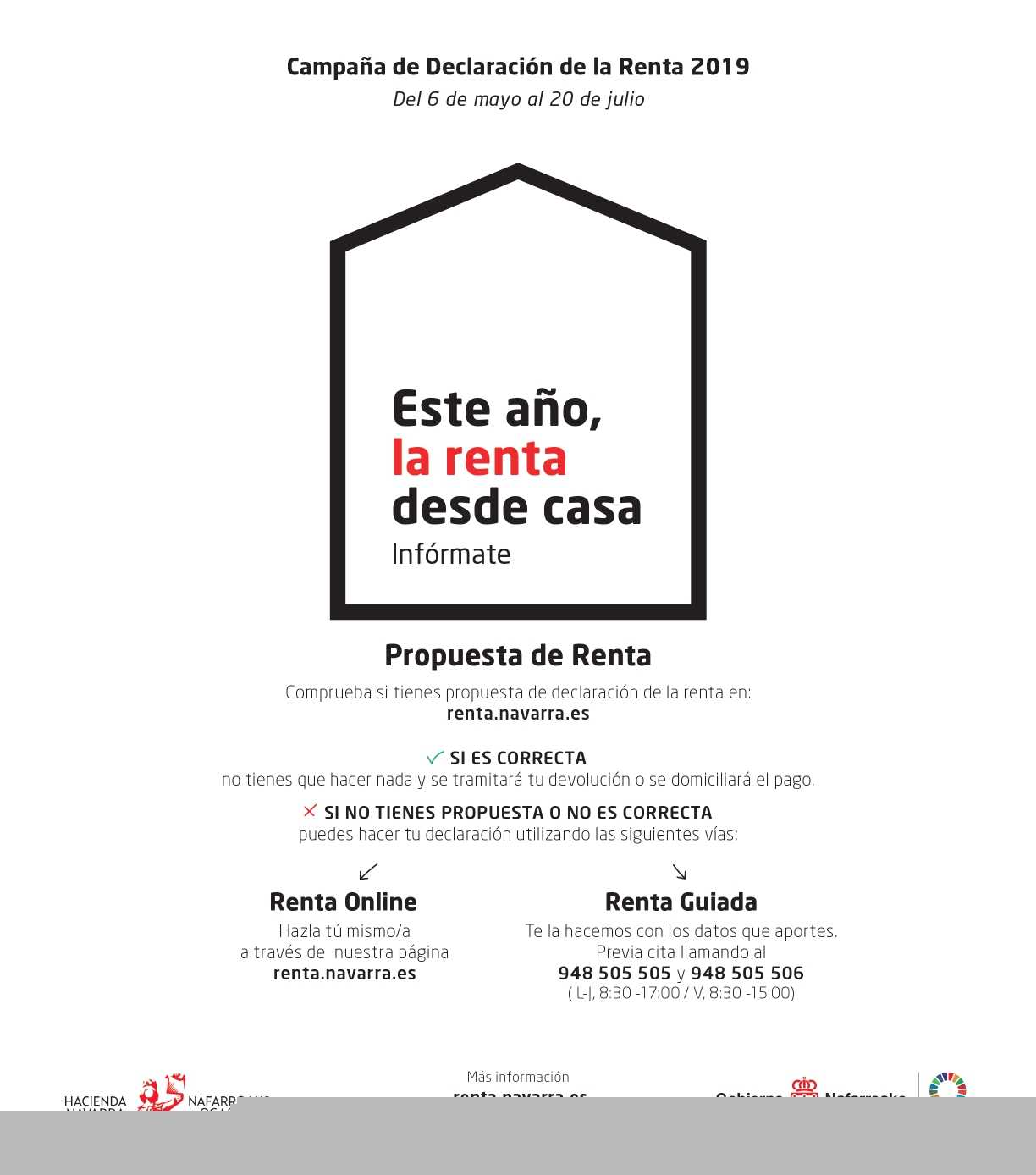 Campaña de la Renta 2019 en Navarra