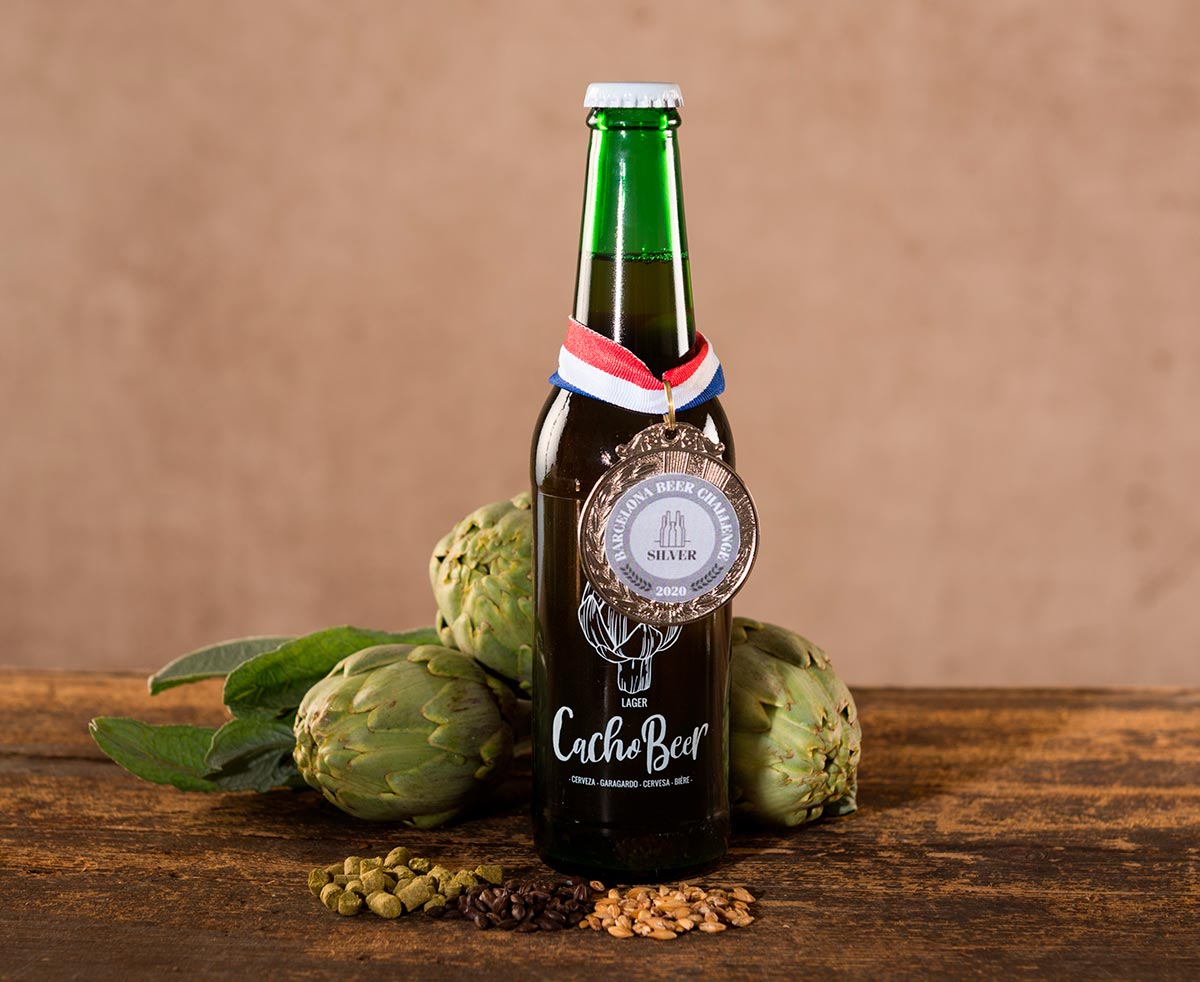 Cacho Beer Lager Ganadora plata