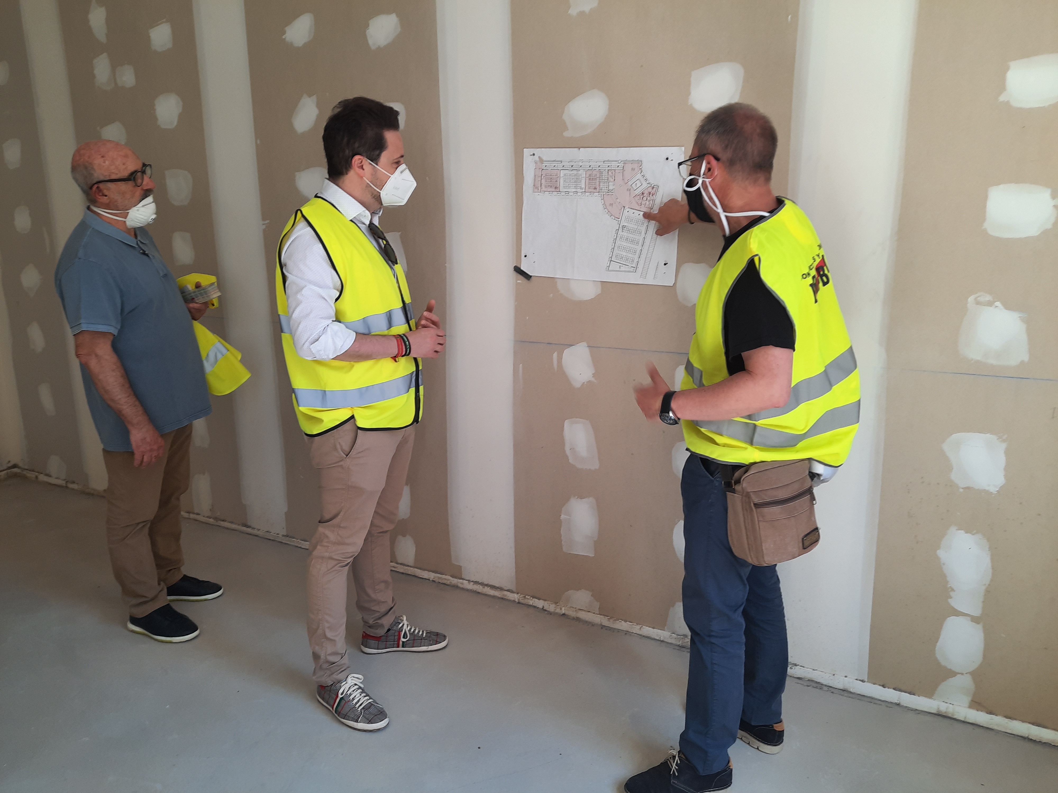 Obras en la nueva Casa de la Juventud de Tudela 1