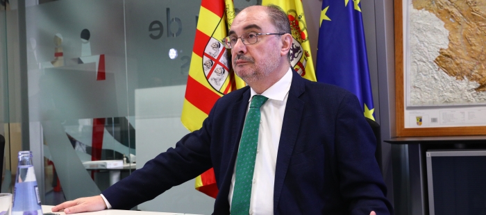 El Presidente de Aragón participa en la duodécima videoconferencia de presidentes autonómicos con Pedro Sánchez por el coronavirus