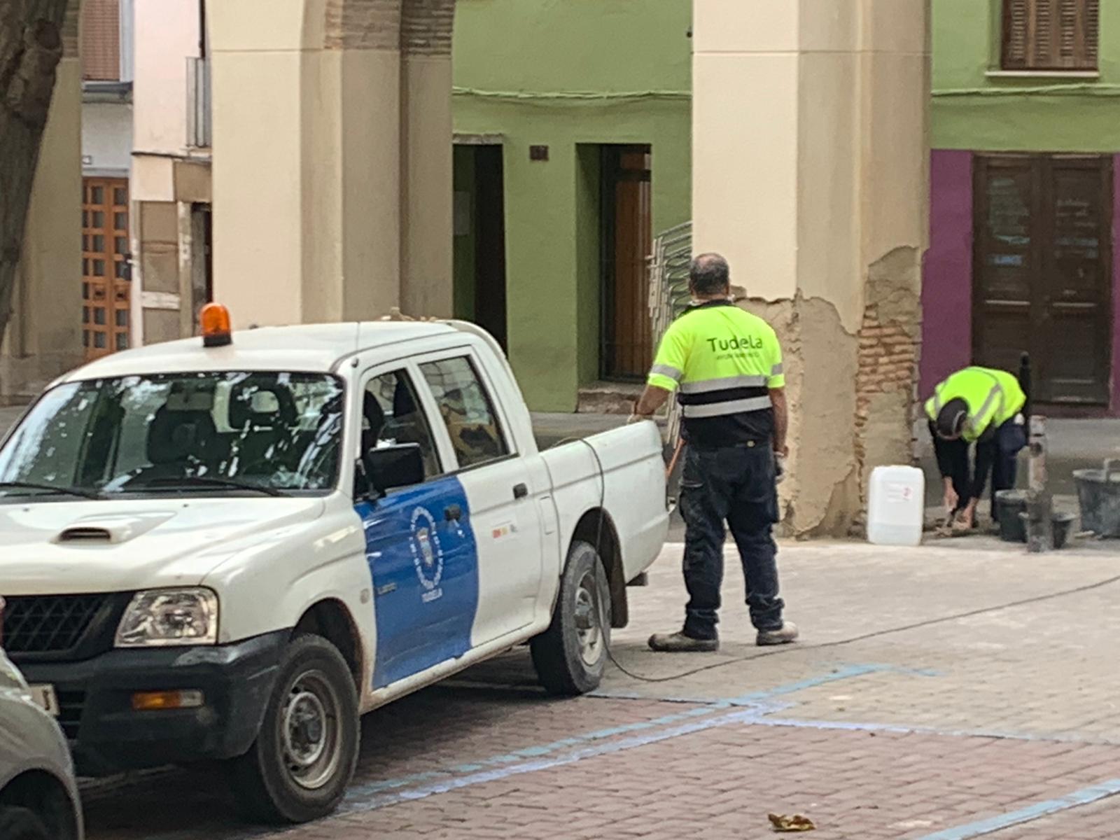 Nuevos trabajos de mejora y adecuación de la plaza Yehuda Ha-Leví 1