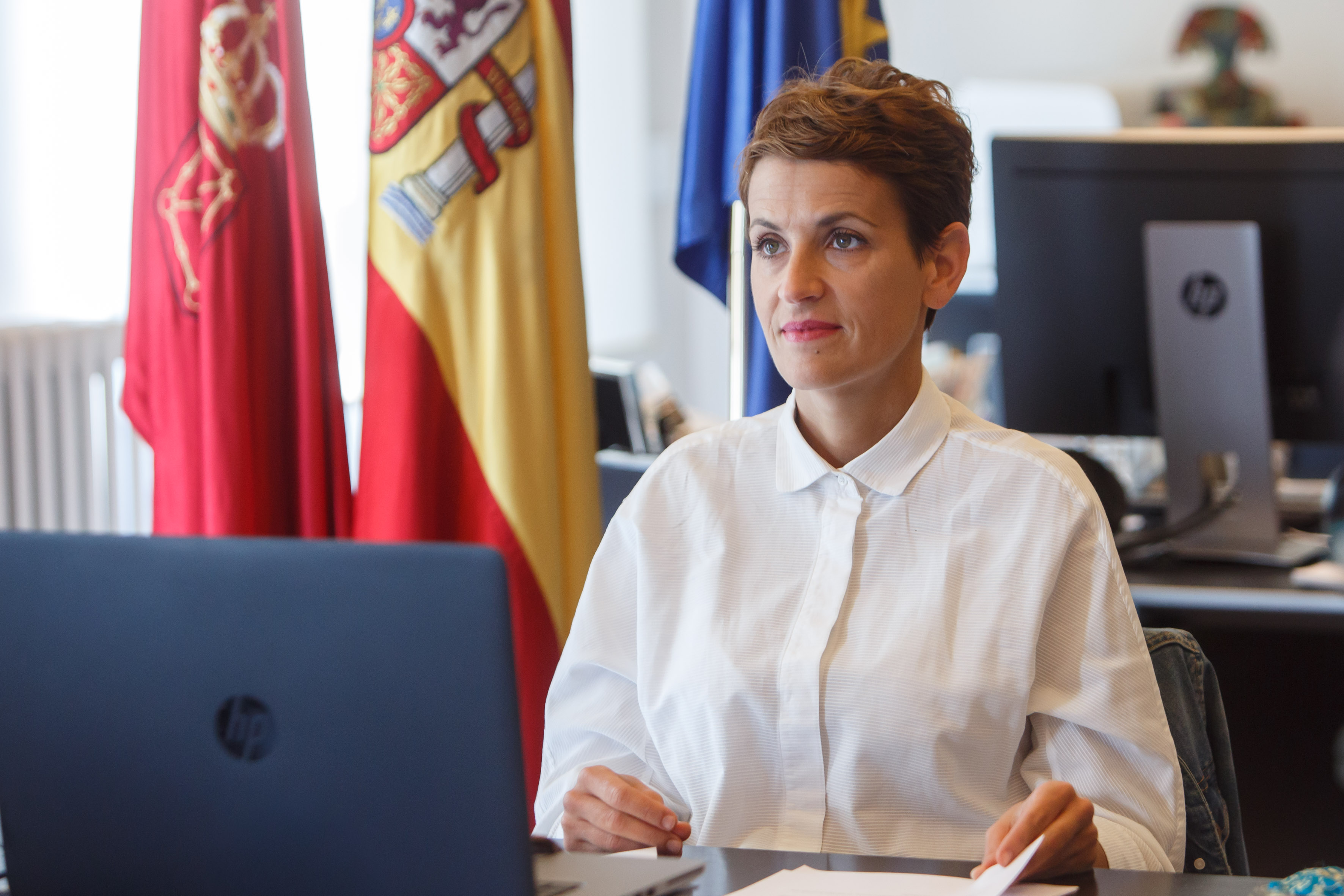 María Chivite, presidenta de Navarra