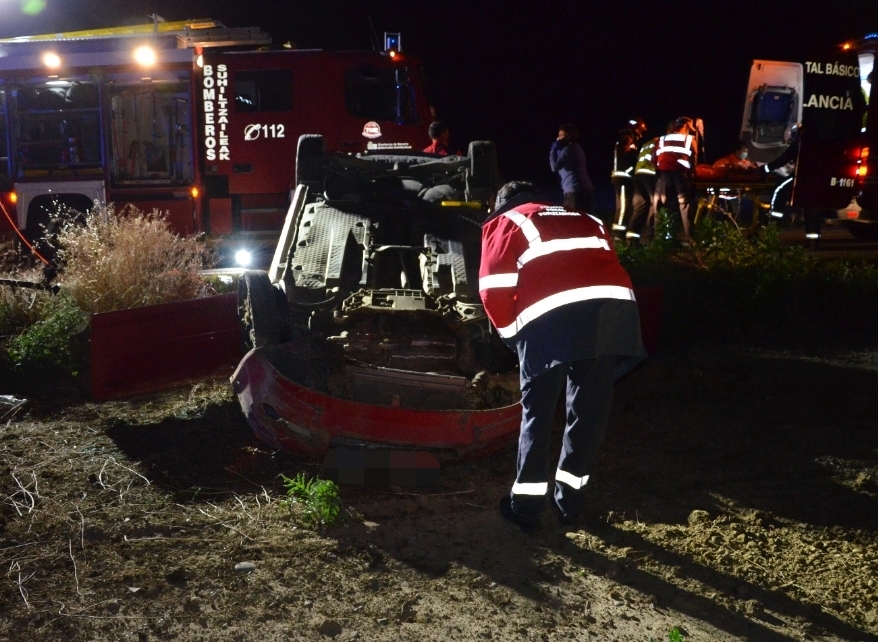 Accidente en Falces