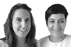 Berta Magaña y Lourdes Arilla