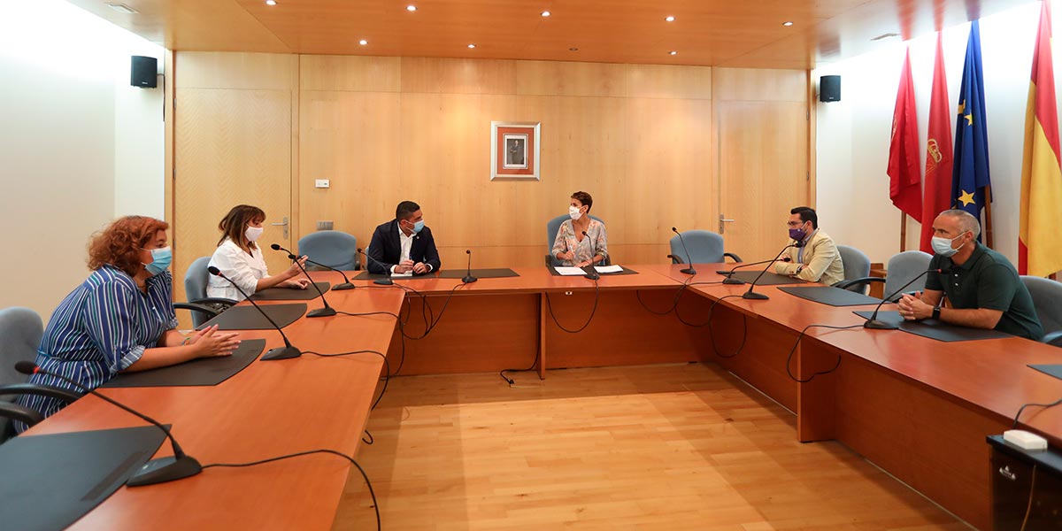 Reunión mantenida en el Ayuntamiento de Ribaforada