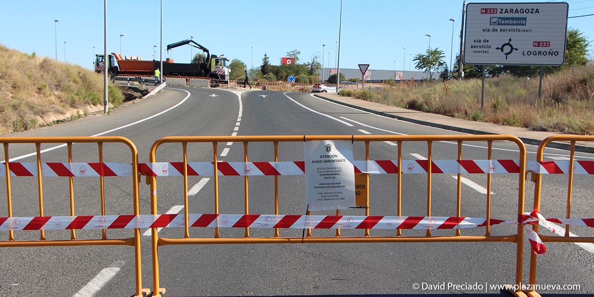 Alfaro cercado con vallas y bloques hormigón 6