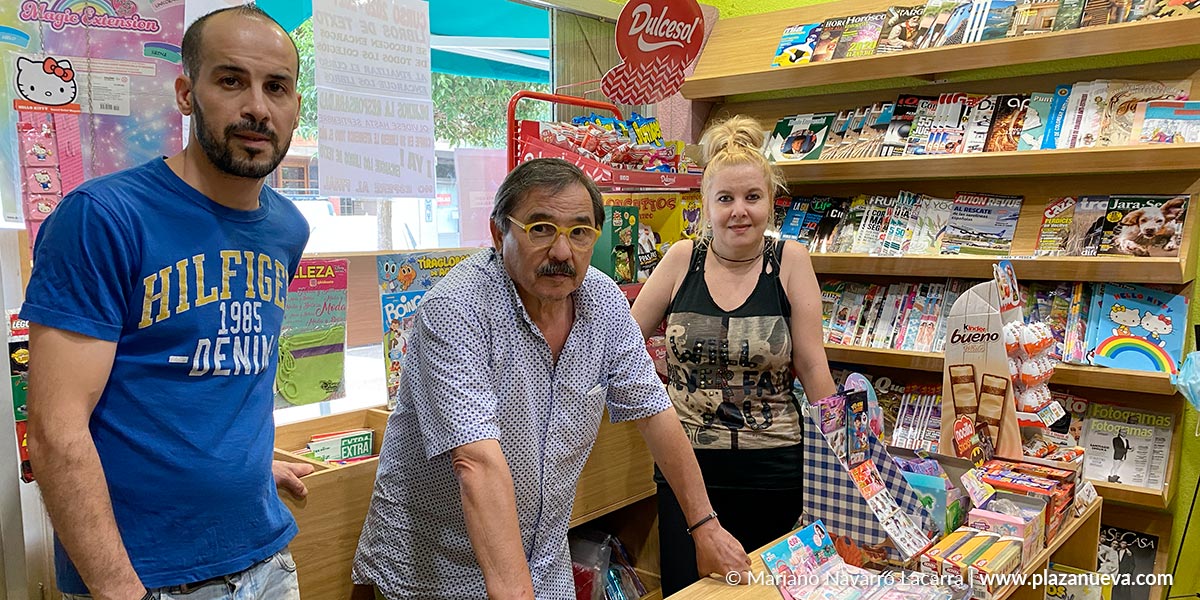 Nabil Kebab, Miguel Ángel Gracia Eraso y Silvia López Jiménez