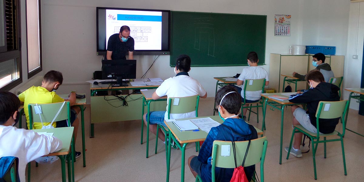 Inicio del curso en el IES Valle del Ebro de Tudela 1