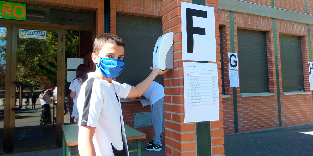 Inicio del curso en el IES Valle del Ebro de Tudela 2
