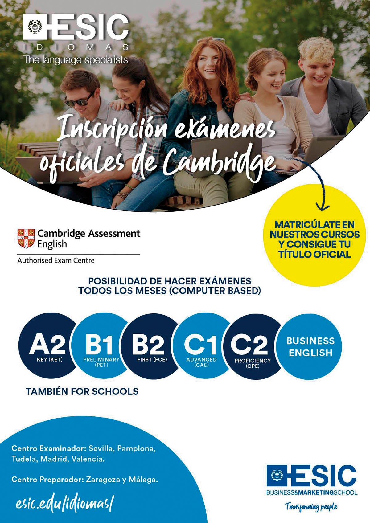 banner ESIC Idiomas