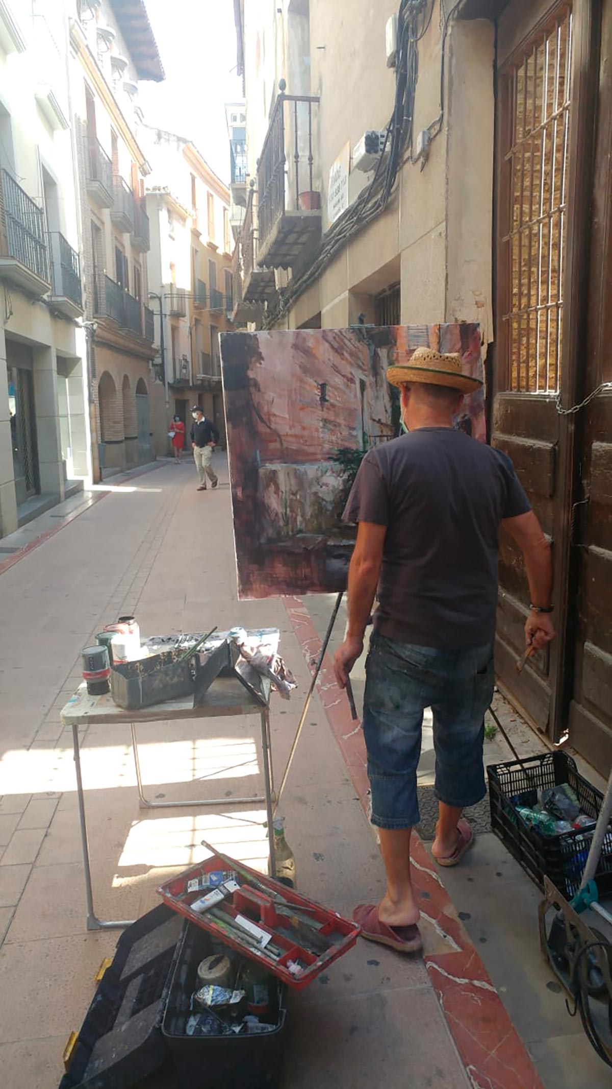 Concurso pintura 2020 de Corella, pintando en la calle vert