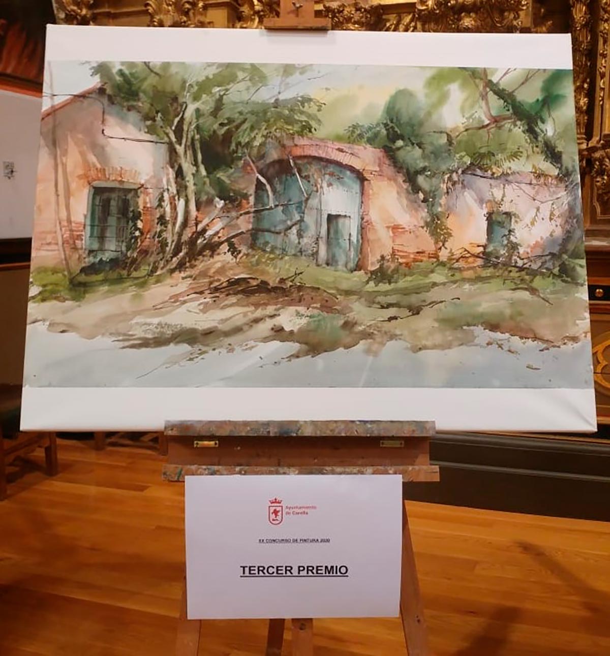 Concurso pintura 2020 de Corella, tercer clasificado