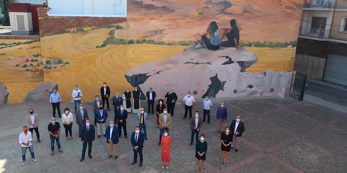 Acto celebrado en el día de hoy en la Sede de la Comunidad de Bardenas 3