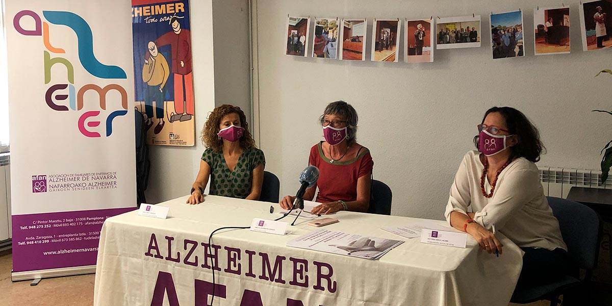 Idoia Lorea, Amelia Lekunberri y Victoria Erice