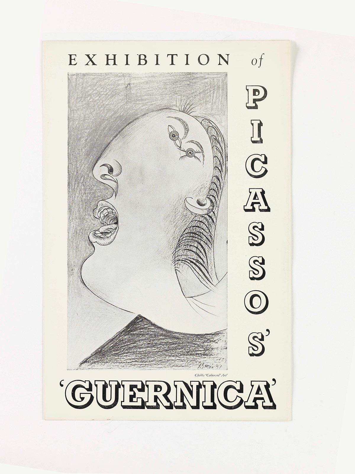 Cartel de la exposición Guernica de Picasso © National Galleries of Scotland, Edimburgo