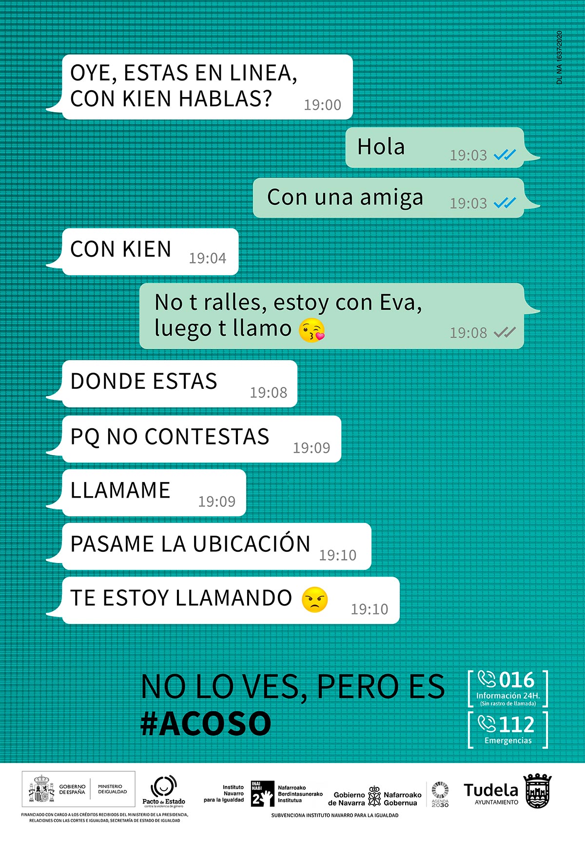 Campaña ‘No lo ves, pero…’ - WhatsApp
