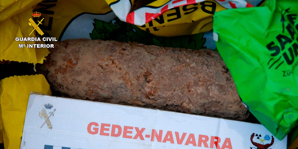 La Guardia Civil destruye dos artefactos explosivos localizados en Peralta y Castejón 2