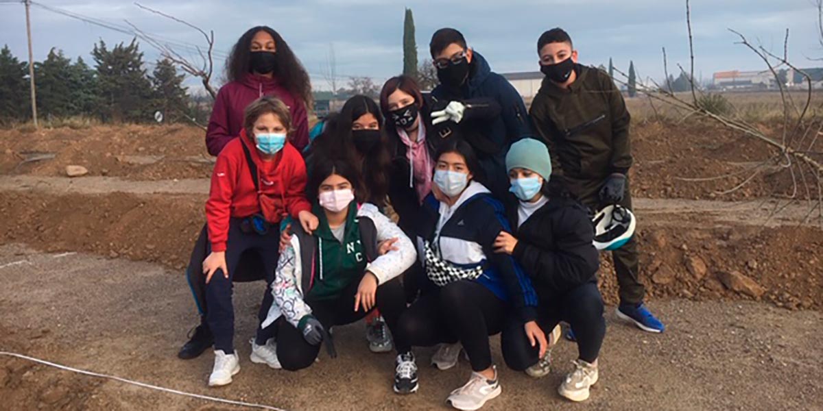 Nueva área arbolada en el Villar de Corella 1