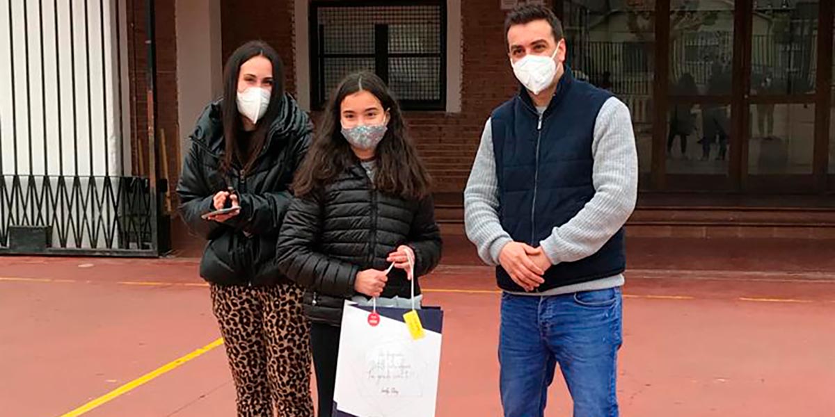 VIII Concurso de dibujo infantil ‘colaboro con mi familia en Navidad’ Leyre Sanz Puado