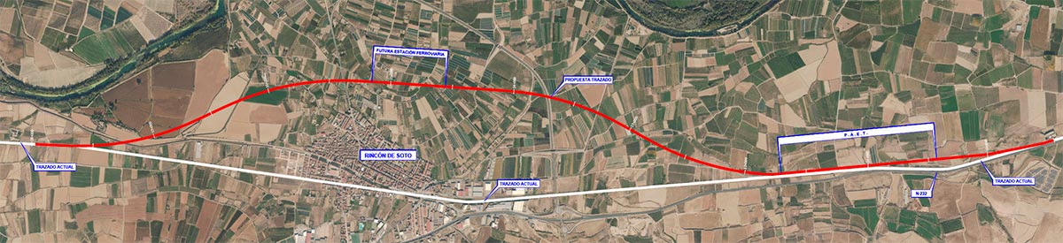 Proyección del Gobierno de La Rioja sobre el protocolo firmado