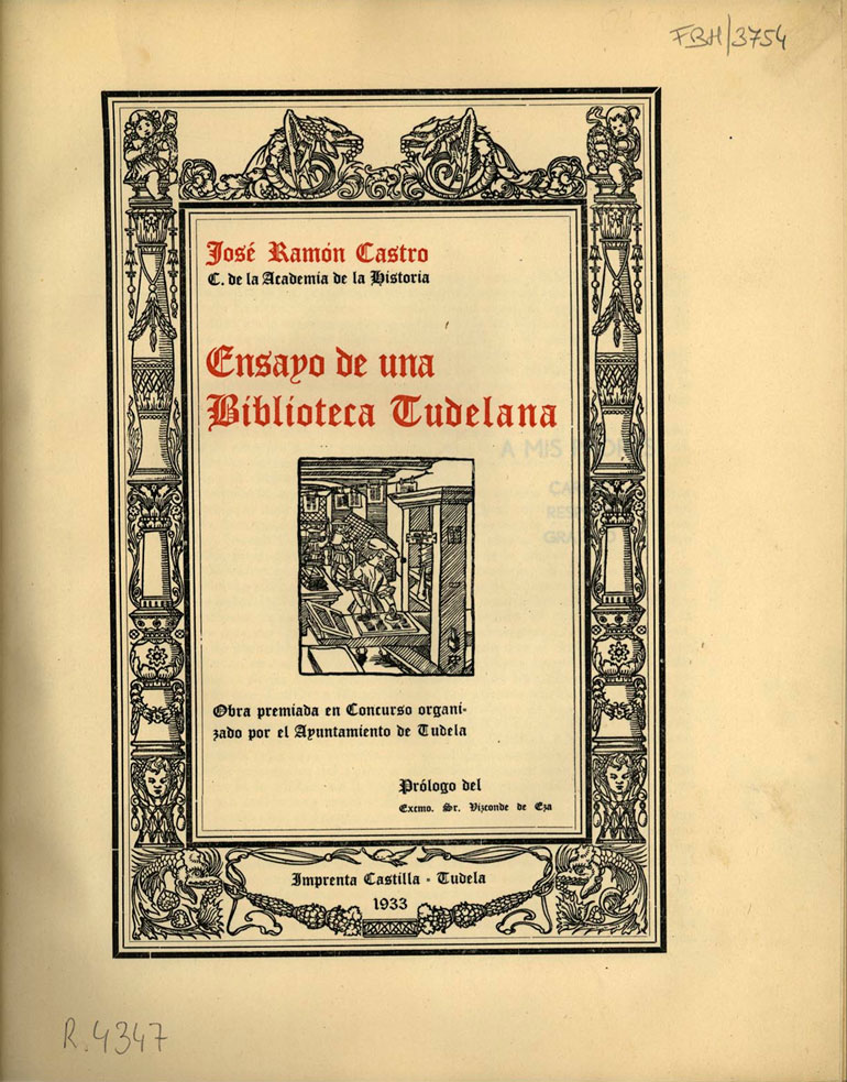 Ensayo de una Biblioteca Tudelana