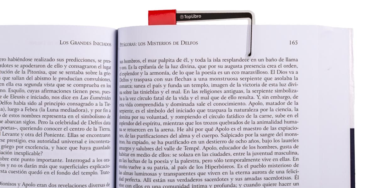 Marcapáginas automático Top libro