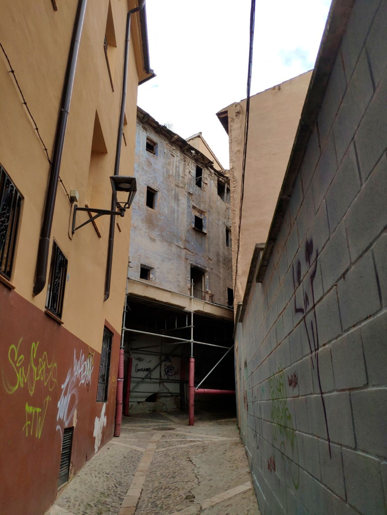 Edificio de la Judería situado en la calle Rúa Alta de Bécquer 2