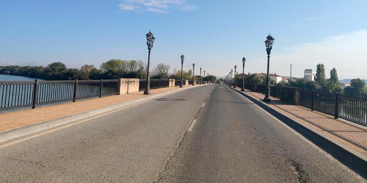 Estado del firme del puente