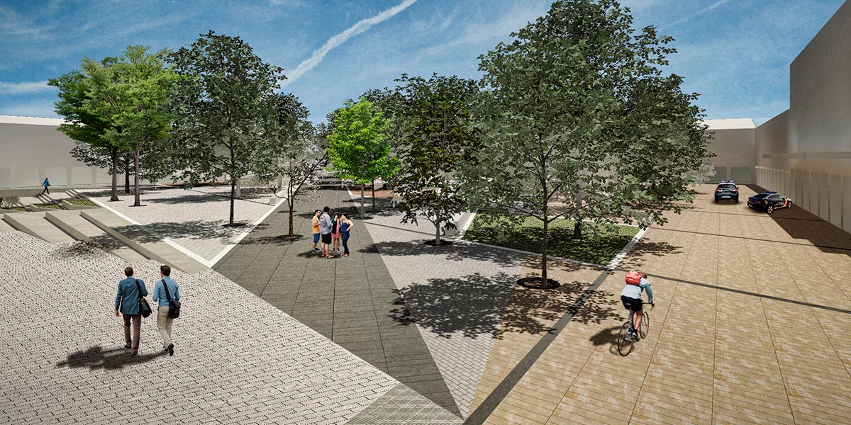Plaza del Padre Lasa Render-coches