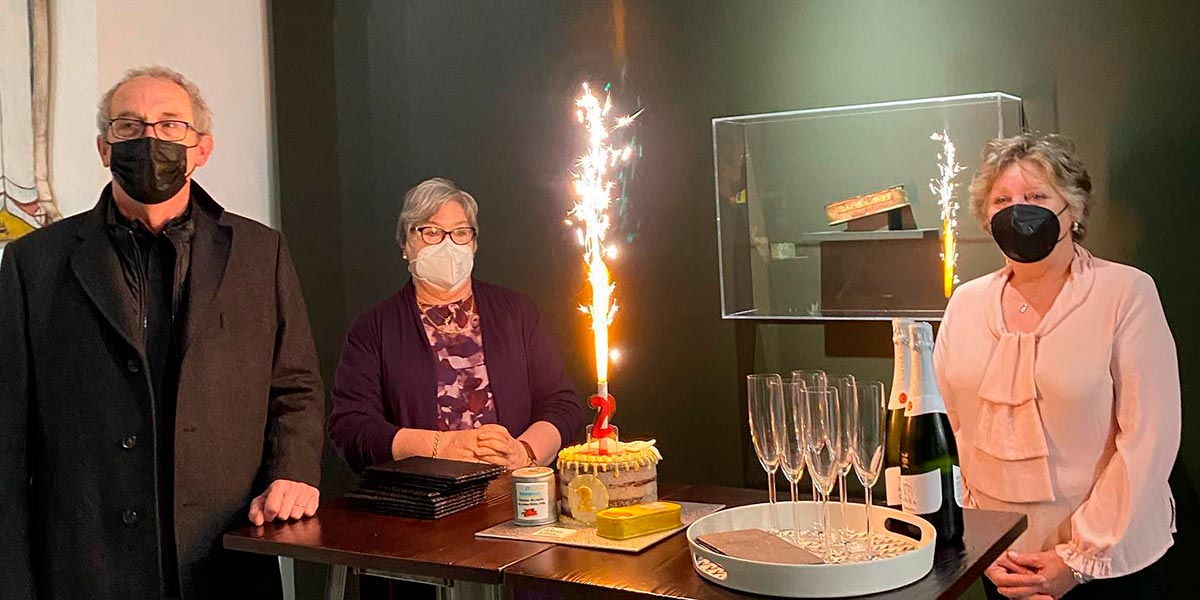 Celebración ayer del segundo aniversario del Museo de la Conserva