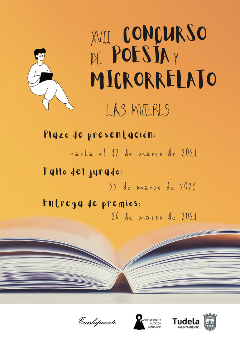 cartel XVII concurso de poesía y microrrelato