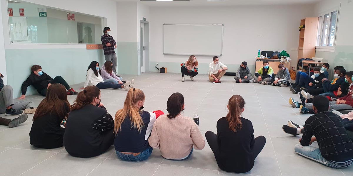 Teatro fórum en Ribaforada 1