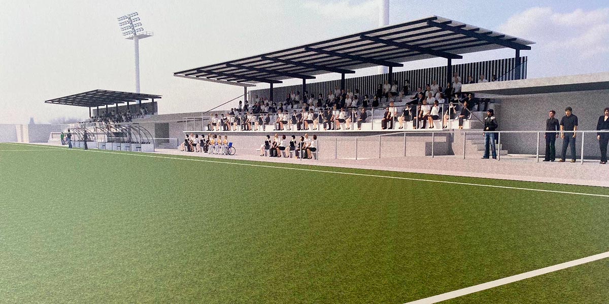Visita parlamentaria al estadio de fútbol El Palomar de Villafranca 3
