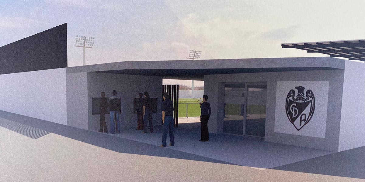 Visita parlamentaria al estadio de fútbol El Palomar de Villafranca 2