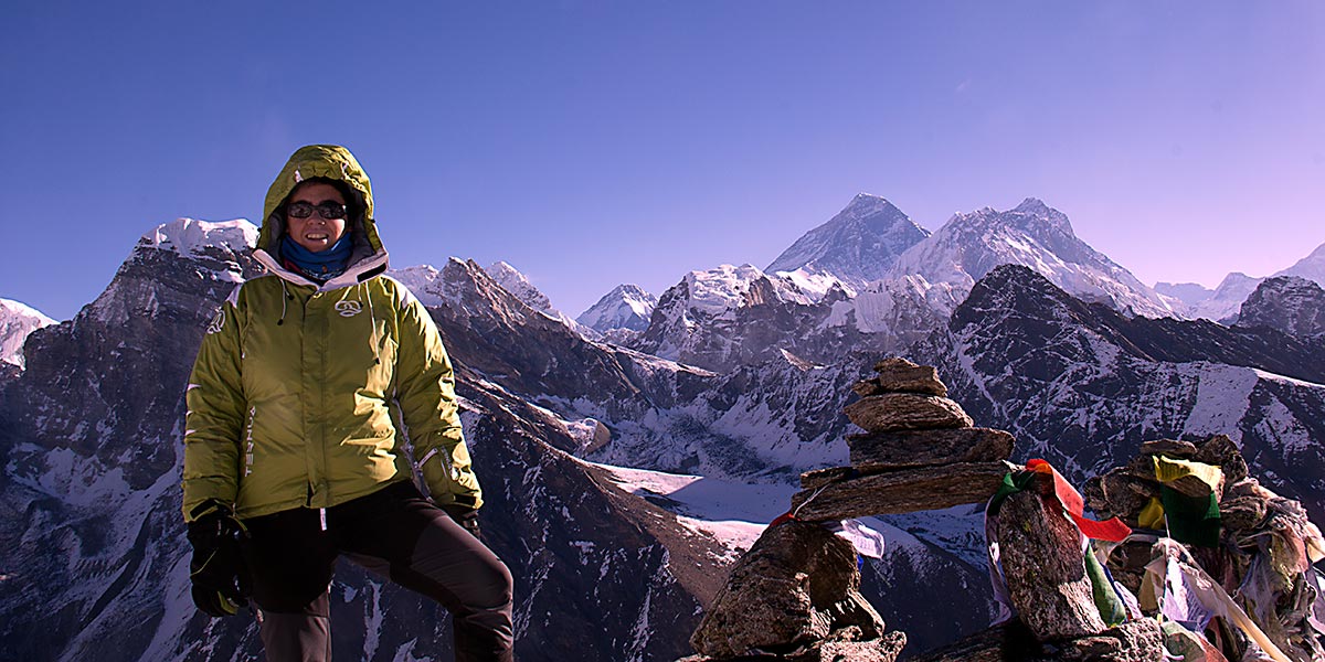 Susana Ruiz Mostazo en Gokyo, Nepal