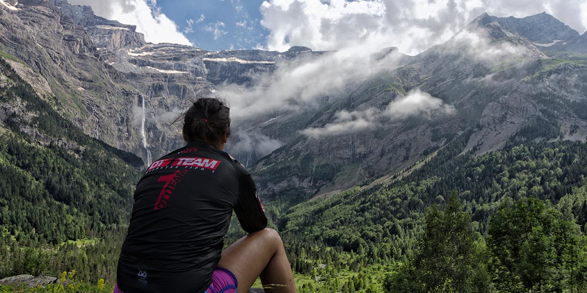 Susana Ruiz Mostazo en Gavarnie, Altos Pirineos, de la región de Occitania en Francia