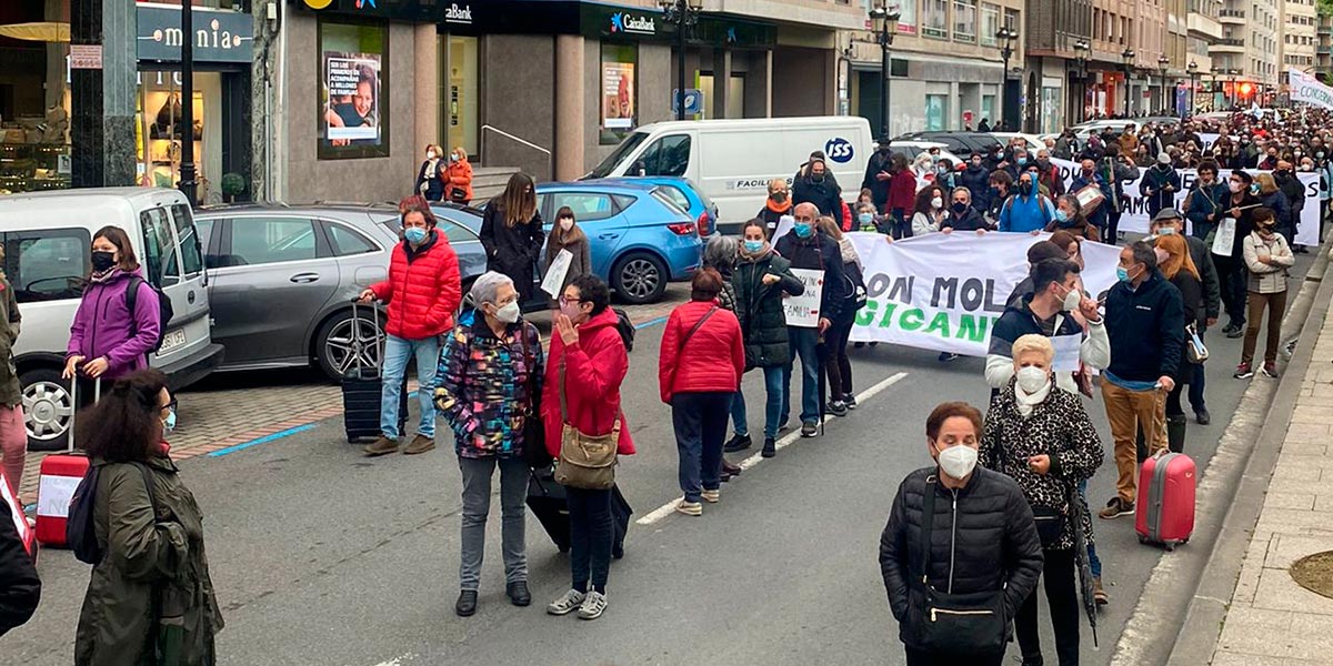 Manifestación de la Plataforma por el Desarrollo Sostenible del Alto Cidacos y la Plataforma por el Progreso Sostenible de las Tierras Orientales de La Rioja en Logroño 6