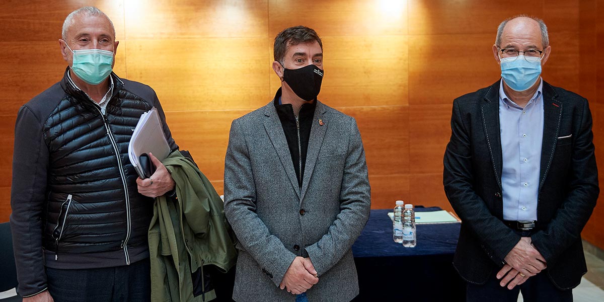 Carlos Artundo, Eduardo Santos y Luis Sancho