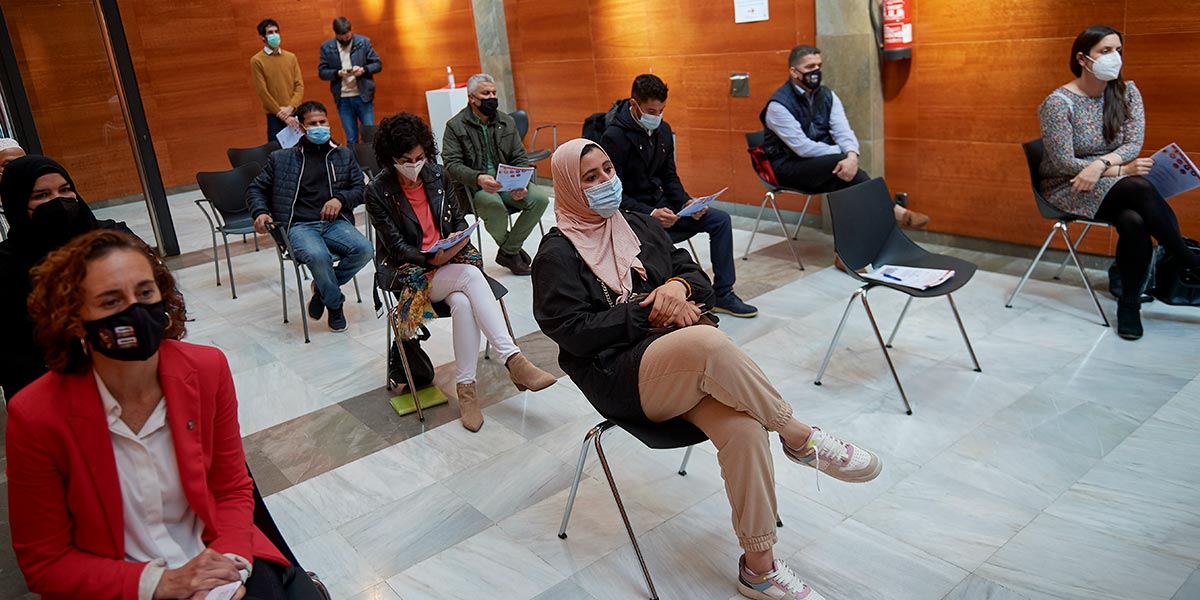 Público asistente a la presentación de las redes